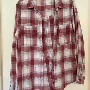 Women’s Red Plaid Shirt